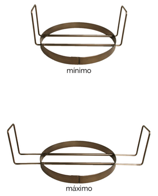 PORTA PAELLAS 32i (Paellas de 32cm hasta 55cm)