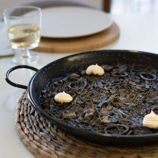 FIDEUÁ NEGRA elaborada con el Kit Arroz Negro - Paellissimo