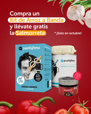 PRUEBA GRATIS NUESTRA SALMORRETA CON LA COMPRA DE UN KIT A BANDA